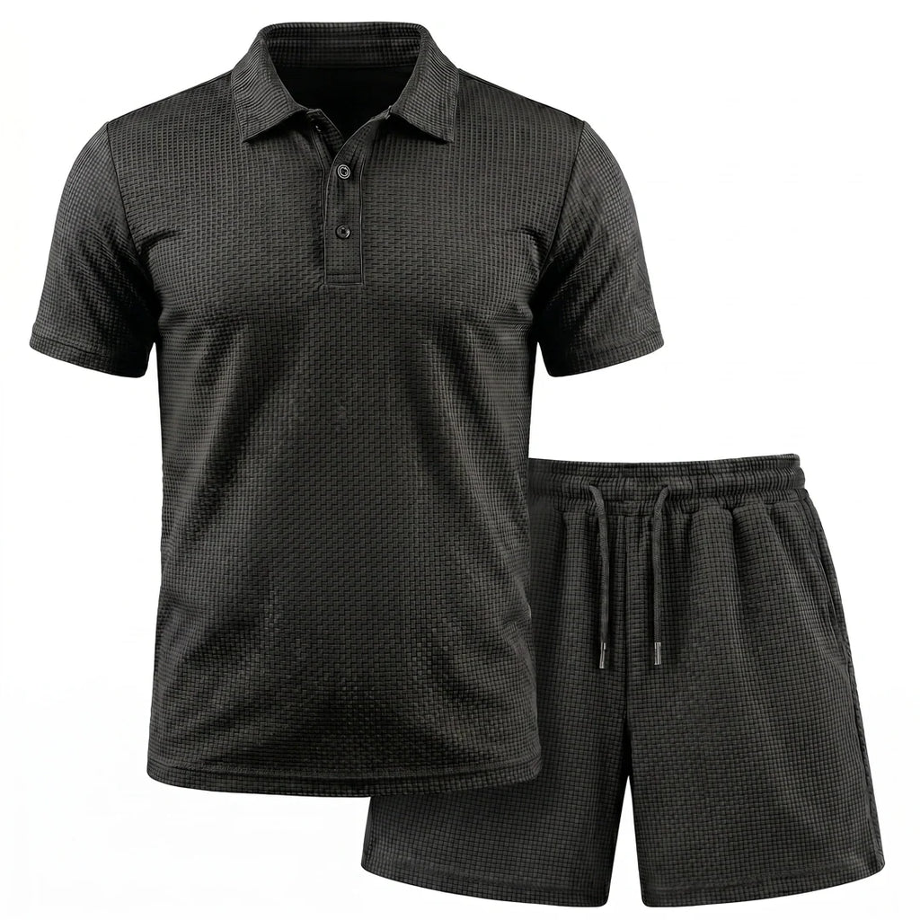 Set – Men’s Ultra Comfortable Shorts and Polo Shirt