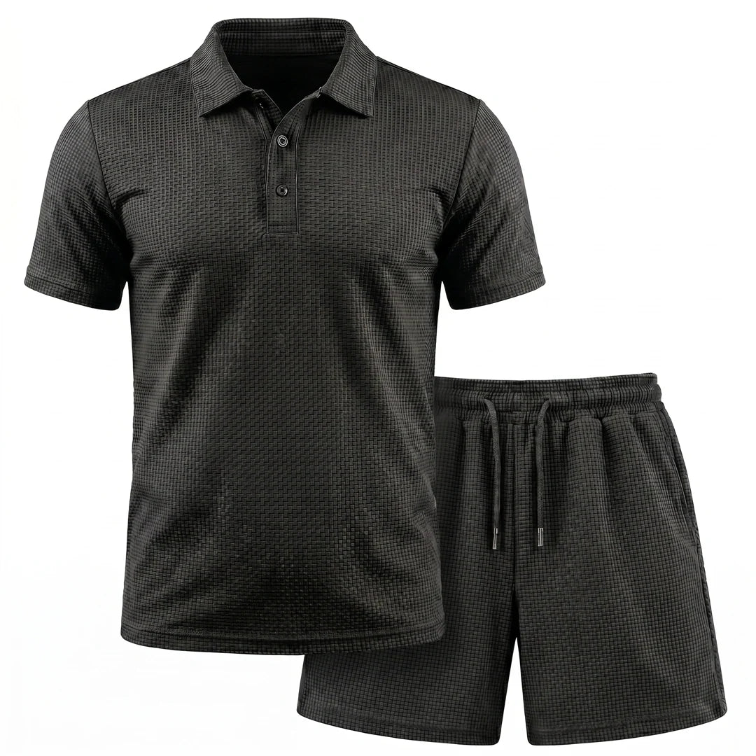 Set – Men’s Ultra Comfortable Shorts and Polo Shirt