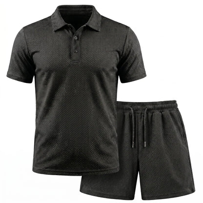 Set – Men’s Ultra Comfortable Shorts and Polo Shirt