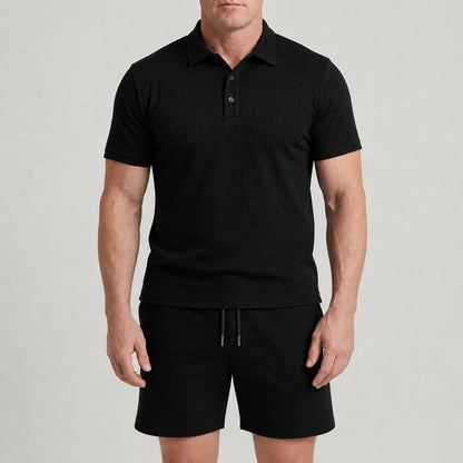 Set – Men’s Ultra Comfortable Shorts and Polo Shirt
