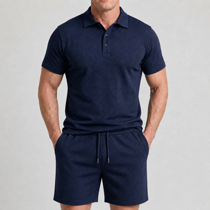 Set – Men’s Ultra Comfortable Shorts and Polo Shirt