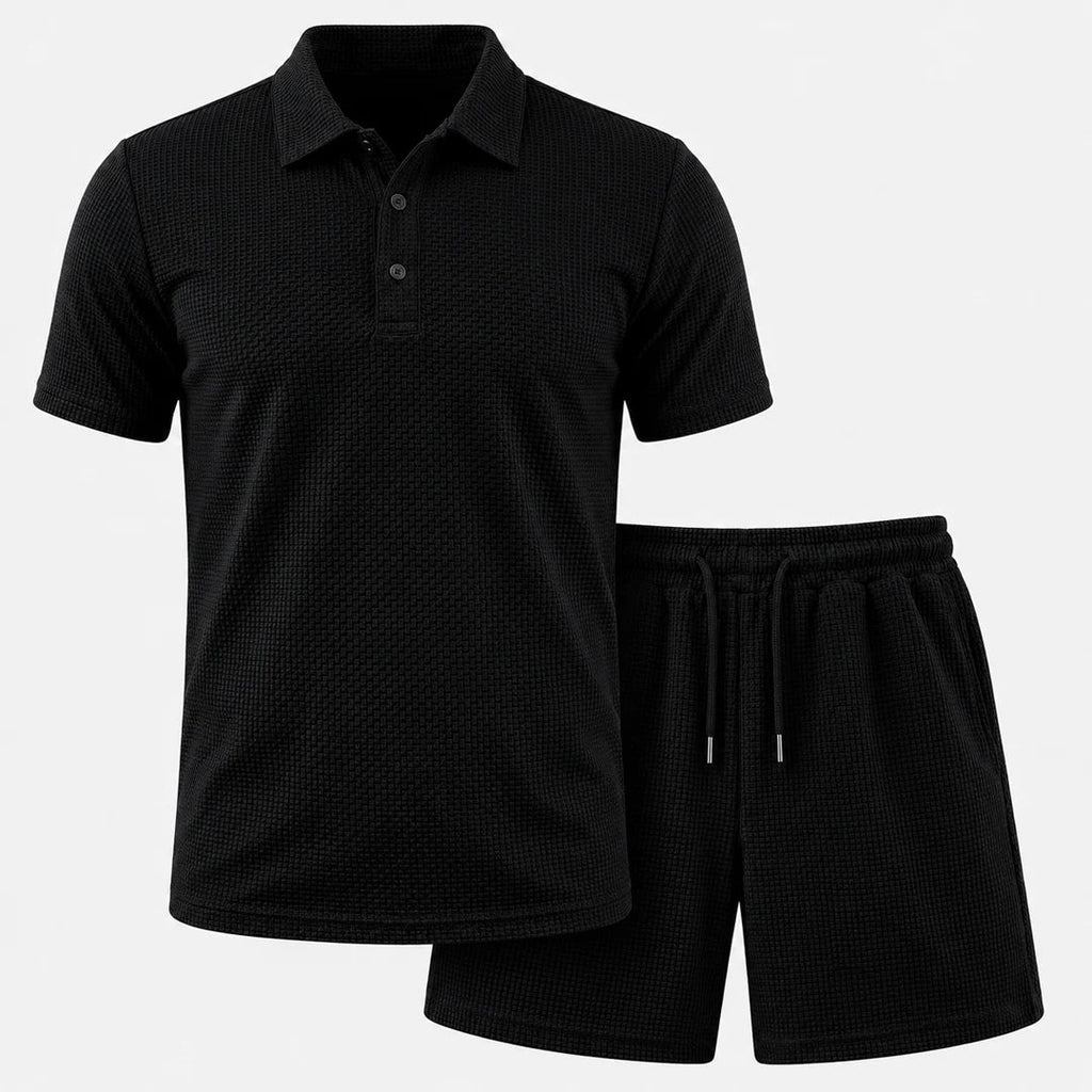 Set – Men’s Ultra Comfortable Shorts and Polo Shirt